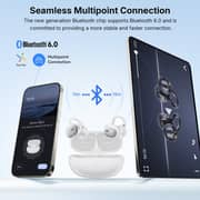 Earfun Clip 2 Wireless Earbuds White