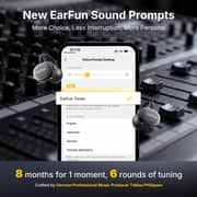 Earfun Clip 2 Wireless Earbuds White
