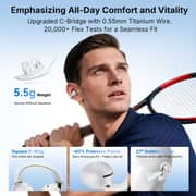 Earfun Clip 2 Wireless Earbuds White