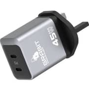 Grabit 45W Wall Charger Black - GAN-45C