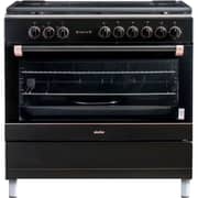 Simfer Free Standing 5 Burner Gas Cooker 60x60cm Stainless Steel/Black - SMF9069GCHGL