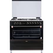 Simfer Free Standing 5 Burner Gas Cooker 60x60cm Stainless Steel/Black - SMF9069GCHGL