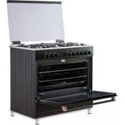 Simfer Free Standing 5 Burner Gas Cooker 60x60cm Stainless Steel/Black - SMF9069GCHGL