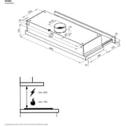 Electrolux 300 Series Built-in Pull-out Extractor Hood Stainless Steel - ECP9572X