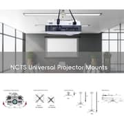 NCTS Universal Projector Ceiling Bracket Black - CM4060