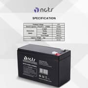NCTS Sealed Lead-Acid Battery - 12V9Ah