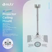 NCTS CM Series Universal Projector Ceiling Mount White - CM70120