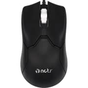 NCTS M8 Ergonomic USB Wired Mouse 2.8m Black