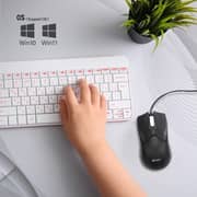 NCTS M8 Ergonomic USB Wired Mouse 2.8m Black