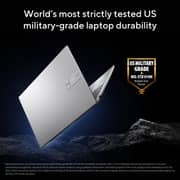 Asus Vivobook 15 (2026) Laptop - 3rd Series / Intel Core 3-304 / 15.6inch FHD / 256GB SSD / 8GB RAM / Shared Intel Graphics / Windows 11 Home / English & Arabic Keyboard / Cool Silver / Middle East Version - [X1504MA-BQ491W]