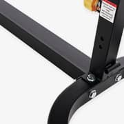 Sparnod Fitness SWB-68 Multifunction Bench, Adjustable Incline for Full Body Workout, 150 KG Capacity, Foldable Design, Steel Frame, Black