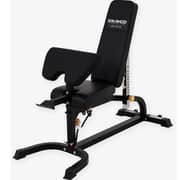 Sparnod Fitness SWB-68 Multifunction Bench, Adjustable Incline for Full Body Workout, 150 KG Capacity, Foldable Design, Steel Frame, Black
