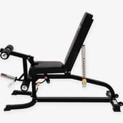 Sparnod Fitness SWB-68 Multifunction Bench, Adjustable Incline for Full Body Workout, 150 KG Capacity, Foldable Design, Steel Frame, Black