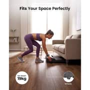 Sparnod Fitness x Saqr Fitness Walking Pad Treadmill SF-1003S with Handlebar, 1–10 km/h Speed Shock-Absorption Running Surface, LED Display, Phone & Tablet Holder, for Home & Office Use, 90 kg Max User Weight