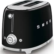 Smeg 50's Style Toaster - TSF01BLUK + Electric Kettle - KLF04BLUK