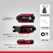 Agfa Realishot Digital Waterproof Camera Blue - WP6000