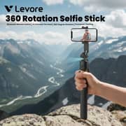 Levore AI Auto Tracking Selfie Stick 1.8m Black - LST10