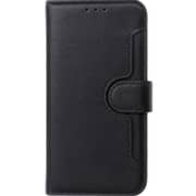 WYE WC02 Double Stitch PU Leather Case Black iPhone 17 Pro Max - IP17PRXWC02-BLK