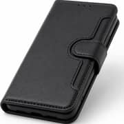 WYE WC02 Double Stitch PU Leather Case Black iPhone 17 Pro Max - IP17PRXWC02-BLK