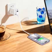 WYE Dual Port GaN Wall Charger With Cable White - Y-PA21