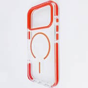 WYE CC09 EdgeGrip Clear Case Orange iPhone 17 Pro - IP17PCC09-ORG