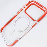 WYE CC09 EdgeGrip Clear Case Orange iPhone 17 Pro - IP17PCC09-ORG