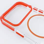 WYE CC09 EdgeGrip Clear Case Orange iPhone 17 Pro - IP17PCC09-ORG