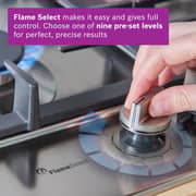 Bosch Series 6 Built-in 5 Burner Gas Hob Stainless Steel - PCQ7A5I90