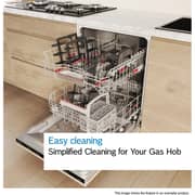 Bosch Series 6 Built-in 5 Burner Gas Hob Stainless Steel - PCQ7A5I90