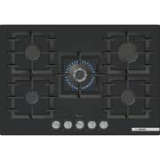 Bosch Series 6 Built-in 5 Burner Gas Hob 75cm Black - PPQ7A6I45