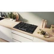 Bosch Series 6 Built-in 5 Burner Gas Hob 75cm Black - PPQ7A6I45