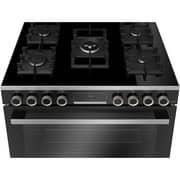 Bosch Series 8 Gas Cooker 90cm 5 Burners Digital Full Safety - Stainless Steel - HJYGGXV60Q