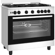 Beko 90cm Freestanding Gas Cooker, Fan-Assisted Oven – Stainless Steel | BGGR 11215 GX2