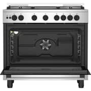Beko 90cm Freestanding Gas Cooker, Fan-Assisted Oven – Stainless Steel | BGGR 11215 GX2