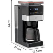 KRUPS Grind Aroma XL Drip Coffee Maker - KM8428M0