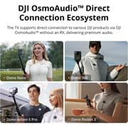 DJI Mic Mini (2 TX + 1 Mobile RX) Wireless Lavalier Microphone Black - DMMT01