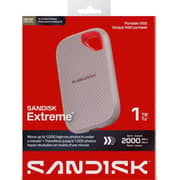 SanDisk Extreme Portable External SSD USB3.2 Gen 2x2 1TB Beige - SDSSDE7W-1T00-AW25