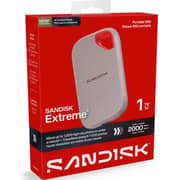 SanDisk Extreme Portable External SSD USB3.2 Gen 2x2 1TB Beige - SDSSDE7W-1T00-AW25