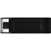 Kingston DataTraveler 70 Flash Drive USB3.2 Gen 1 256GB Black - DT70/256GB