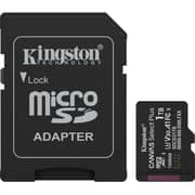Kingston Canvas Select Plus MicroSD Memory Card With Adapter 1TB Black - SDCS3/1TB