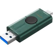 Kingston DataTraveler Duo OTG Flash Drive USB3.2 Gen 1 256GB Green - DTDEG2/256GB