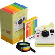 Polaroid Now Generation 3 Instant Film Camera Yellow with 8 Photos Color Film + Neck Strap