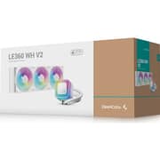 DeepCool 360mm AIO Liquid CPU Cooler White - LE360V2WH
