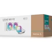 DeepCool 240mm AIO Liquid CPU Cooler White - LE240V2WH