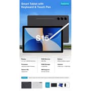 Bestrio S15 Tablet PC - WiFi+5G 512GB 8GB RAM 10.1inch Black