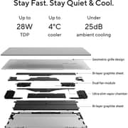 Asus Zenbook S 16 (2026) Laptop - AMD Ryzen AI 9-465 / 16inch 3K / 1TB SSD / 24GB RAM / Shared AMD Radeon Graphics / Windows 11 Home / English & Arabic Keyboard / Scandinavian White / Middle East Version - [UM5606GA-SS487W]