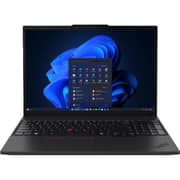 Lenovo ThinkPad T16 Gen 4 (Intel) (2024) Copilot+ PC - 2nd Series / Intel Core Ultra 7-258V / 16inch WUXGA / 512GB SSD / 32GB RAM / Shared Intel Arc 140V Graphics / Windows 11 Pro / English & Arabic Keyboard / Black / Middle East Version - [22AW004GGR]