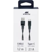 Rivacase BK12 Flat USB-C Cable 1.2m Black - PS6002
