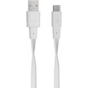 Rivacase WT12 Flat USB-C Cable 1.2m White - PS6002