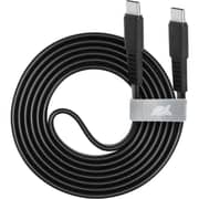 Rivacase BK12 Flat USB-C To USB-C Cable 1.2m Black - PS6005